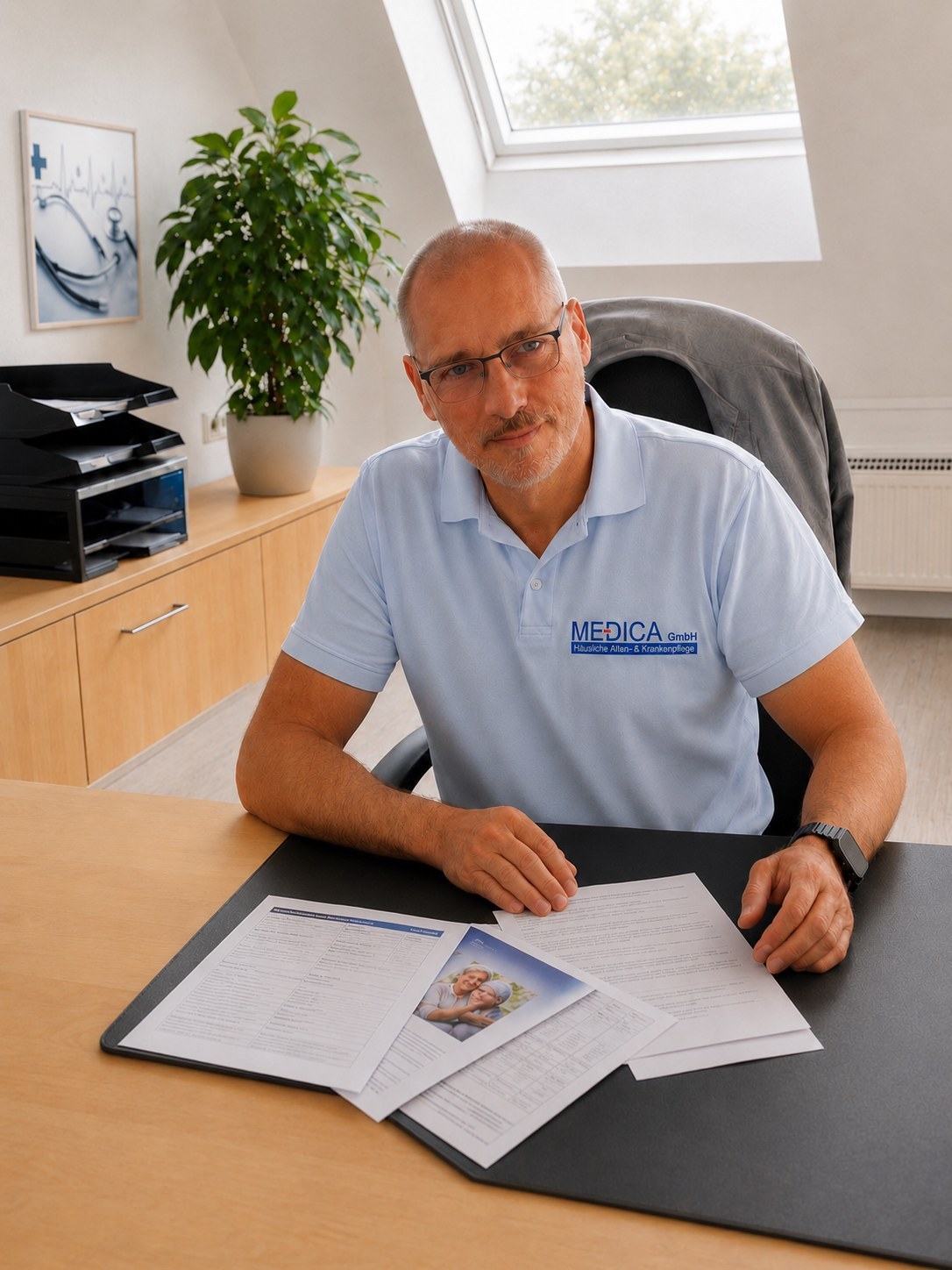 Geschäftsführer Herr R. Dunez von MEDICA GmbH in Mönchengladbach