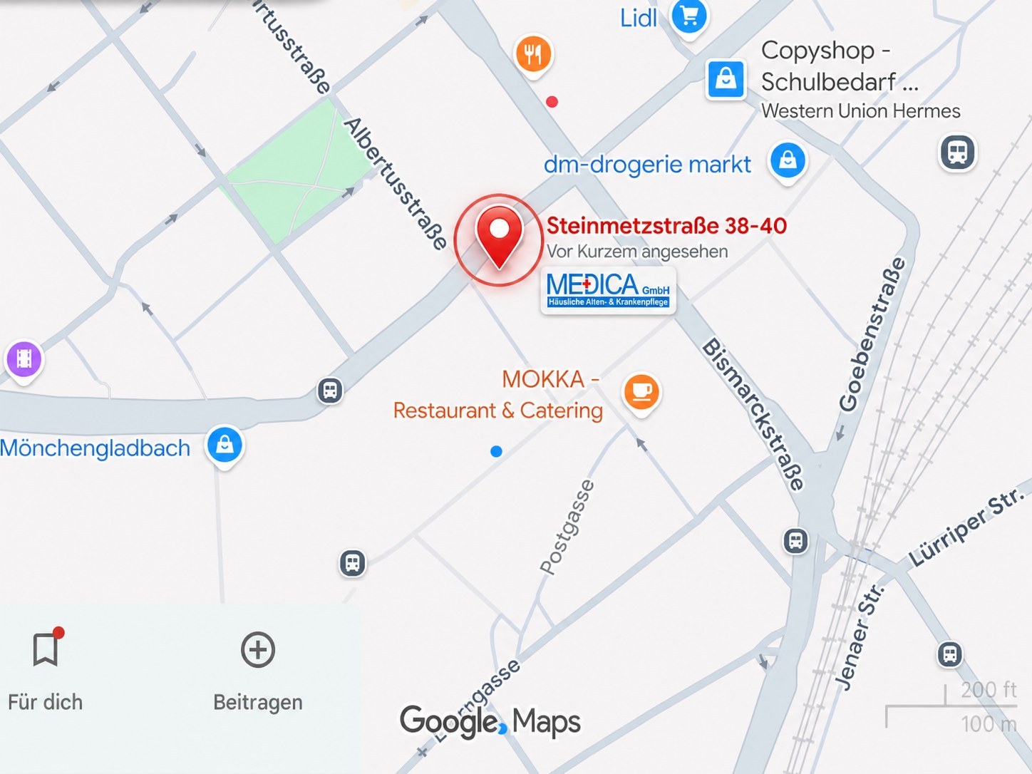 MEDICA GmbH Pflegedienst Standort Mönchengladbach